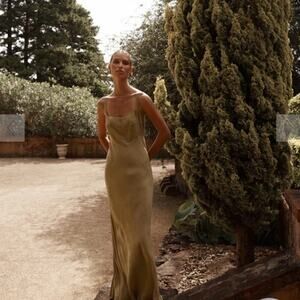 DISSH Campbell Fern Slip Midi Dress Size 6